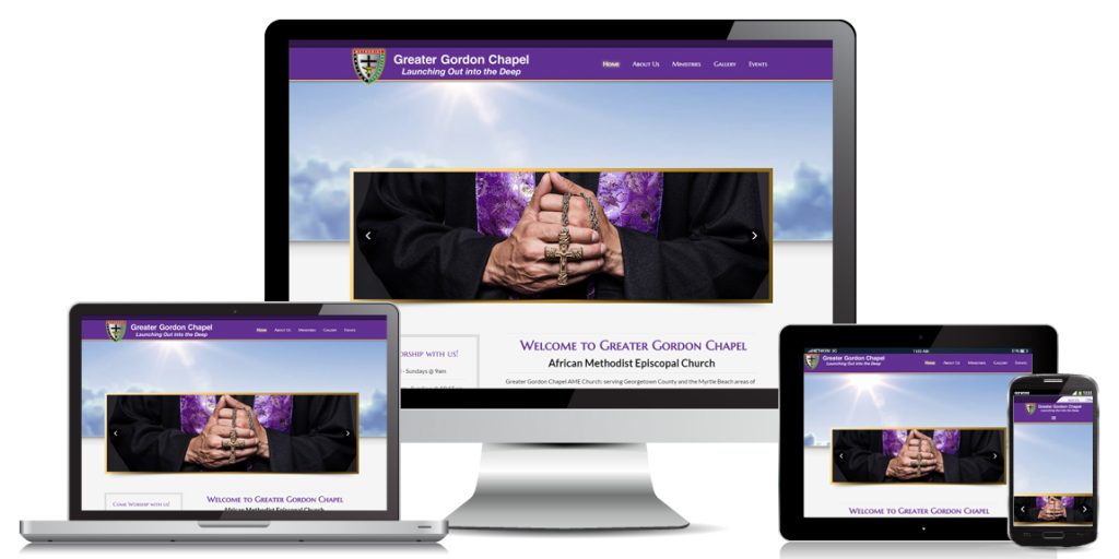 Church Website Design Greater Gordan Chapel