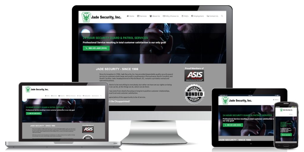 Contractor Website Design Jade-Security
