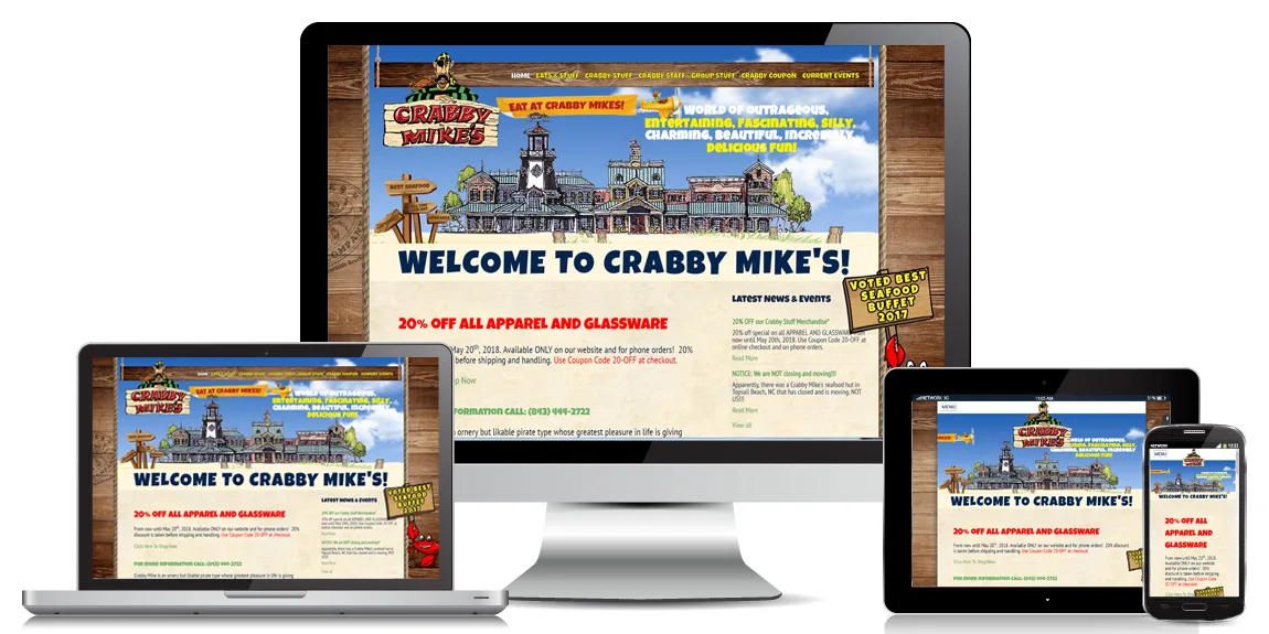 Restaurant Website Design by Marketing Provisions