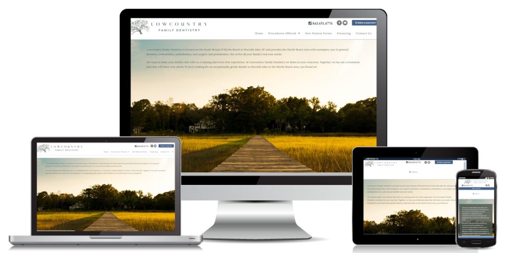 Health & Wellness Website Design - Lowcountry Family Dentistry