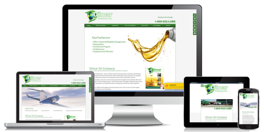 Manufacturer Website Design - Dilmar Oil Company