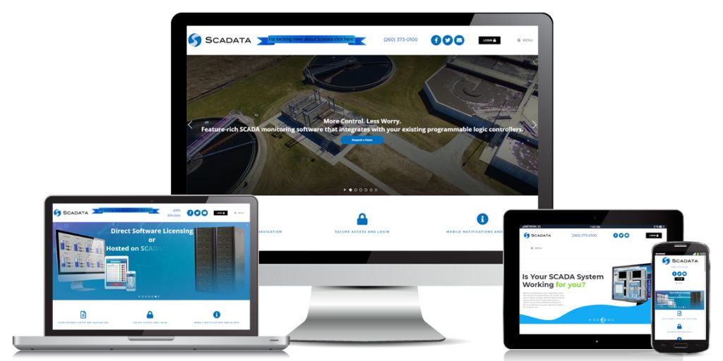 Manufacturer Website Design Scadata