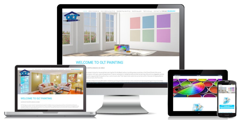 Painting Contractor Website Design by Marketing Provisions