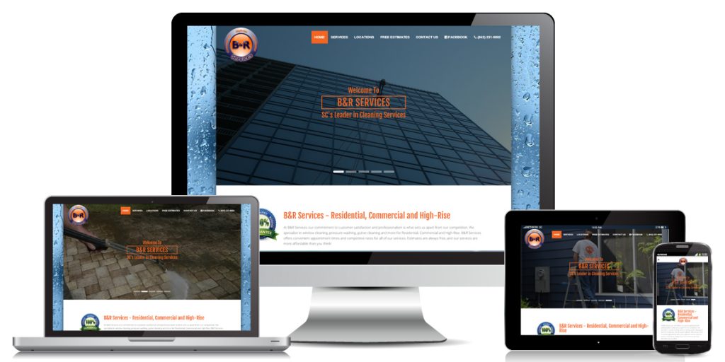 Contractor Website Design - B & R Services