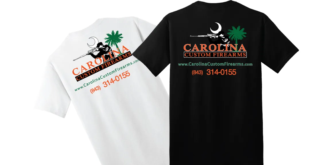 Read more about the article Carolina Custom Firearms t-shirts