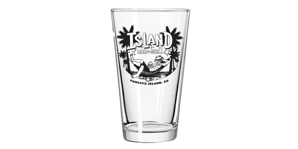Island Bar & Grill Pint Glassware