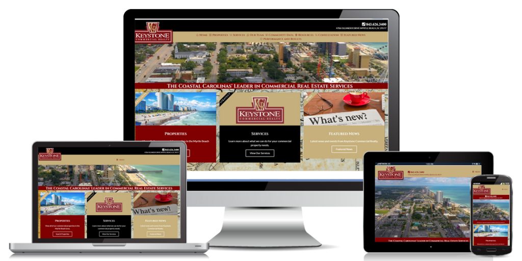 Commercial Real Estate Website Design - Keystone Commercial Realty