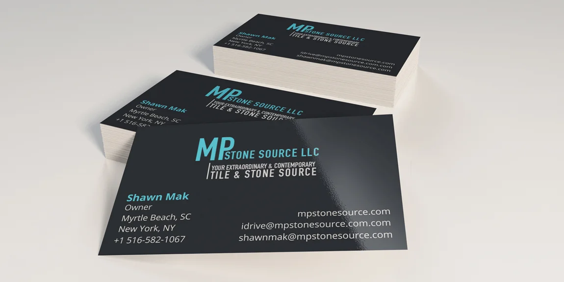 Read more about the article Business Cards for MP Stone Source