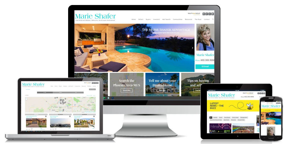 Marie Shafer Real Estate Web Design by Marketing Provisions