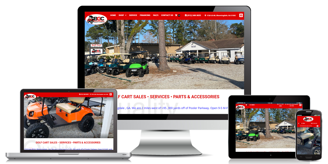 Golf Cart Sales Website