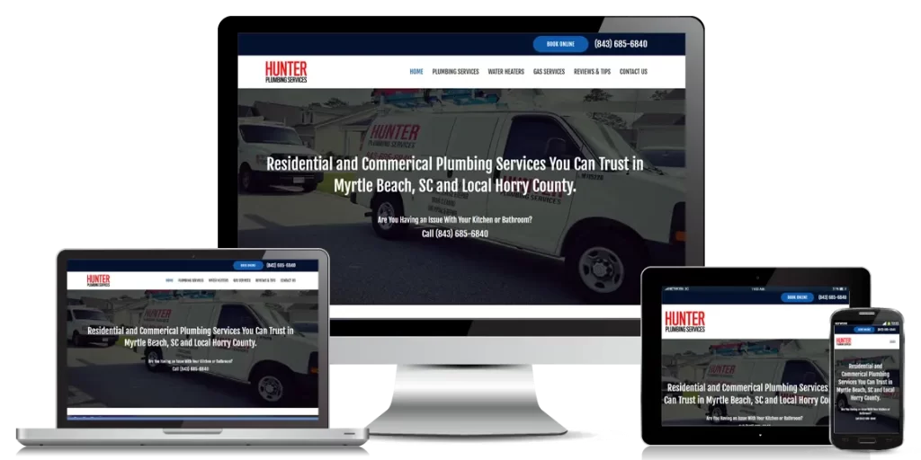 contractor website design by marketing provisions