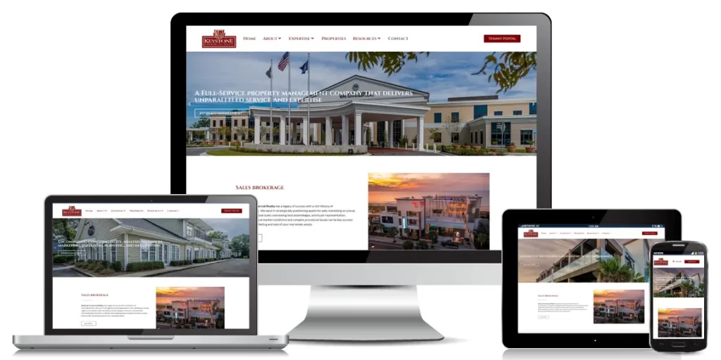 New wordpress website for Keystone Commercial Real Estate