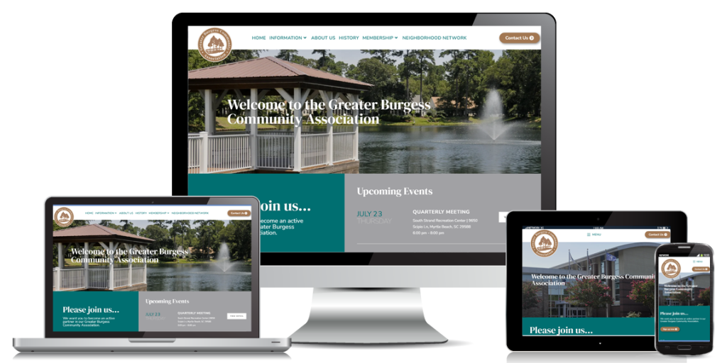 Greater Burgess Website Design
