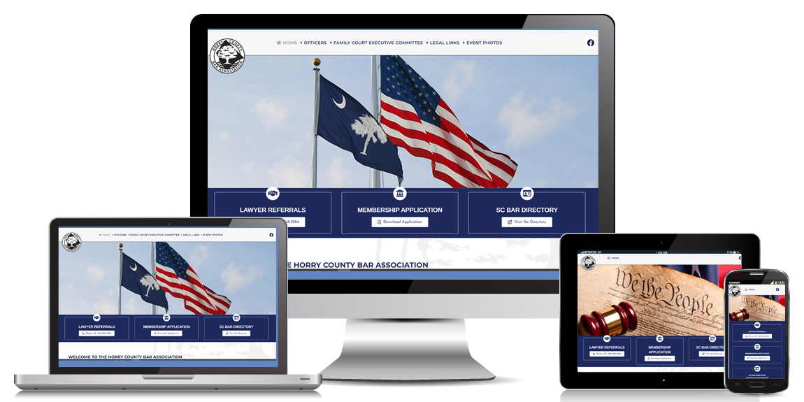 Thunder Protective Services - Contractor Web Design 5 Horry Bar website Design