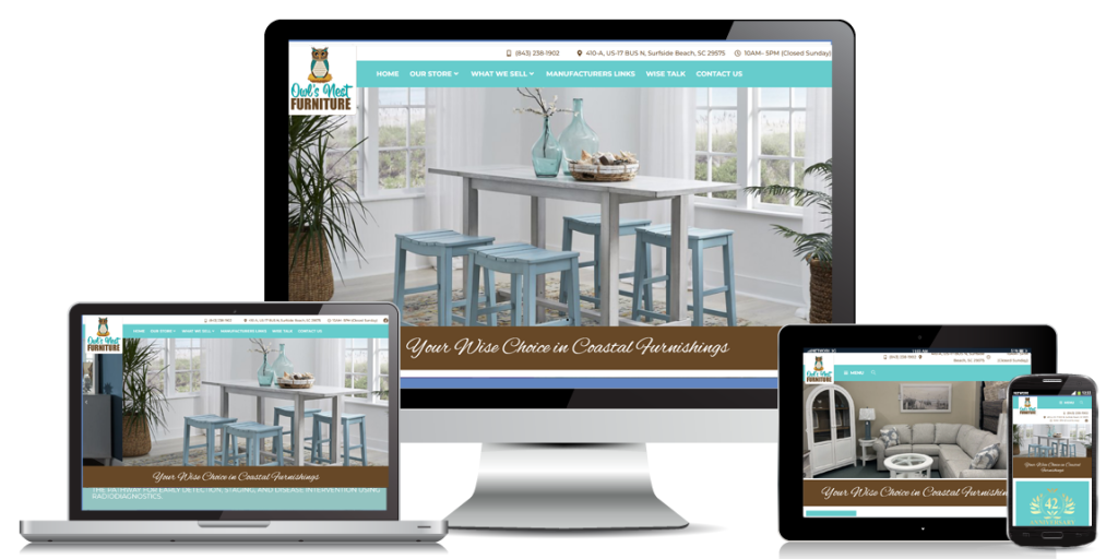 Owls Nest website design