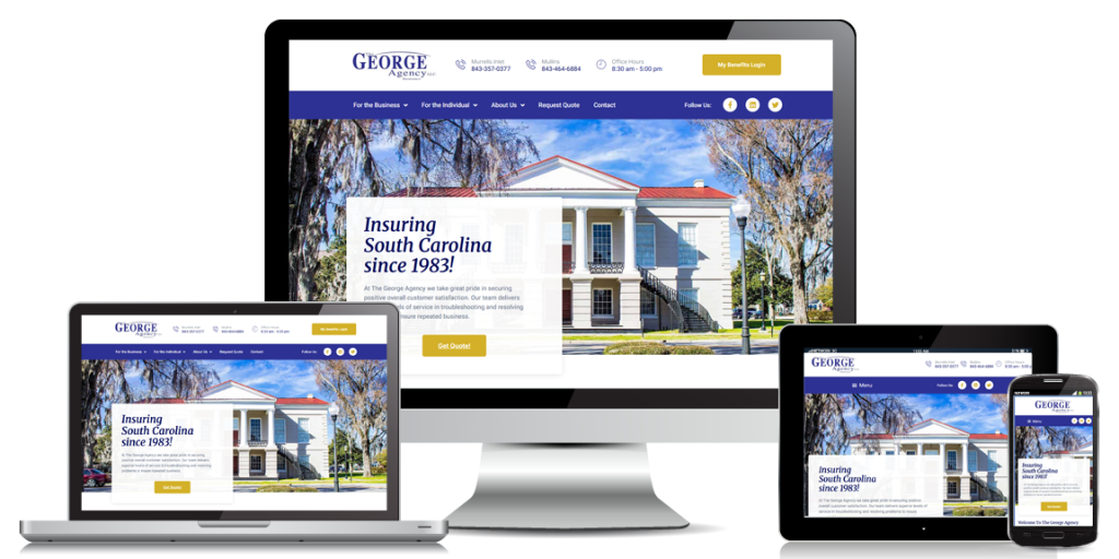 The George Agency Website Design
